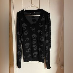 Sourpuss Skull Sweater